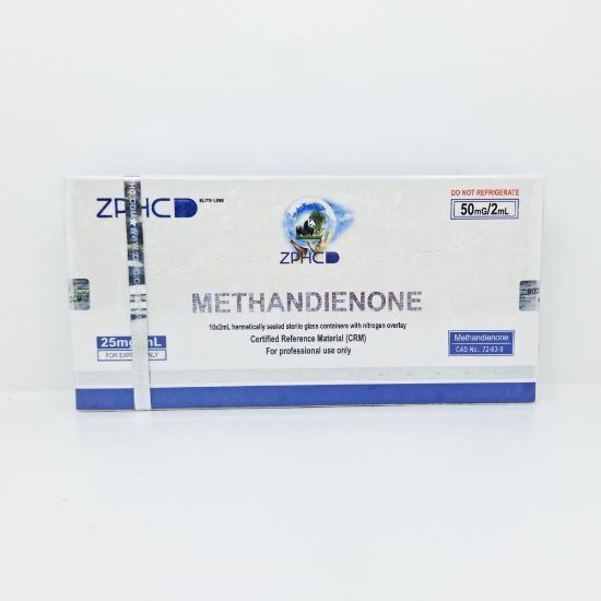 Imagem de Methandienona Injetável 25mg/ml 2ml amp