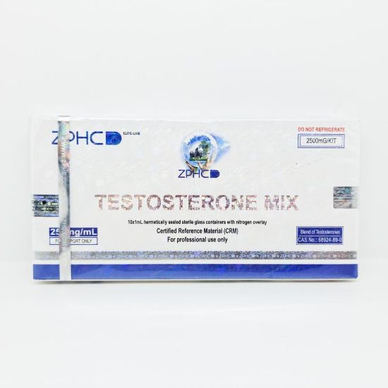 Imagem de Testosterona MIX 250mg/ml 1ml amp ZPHC